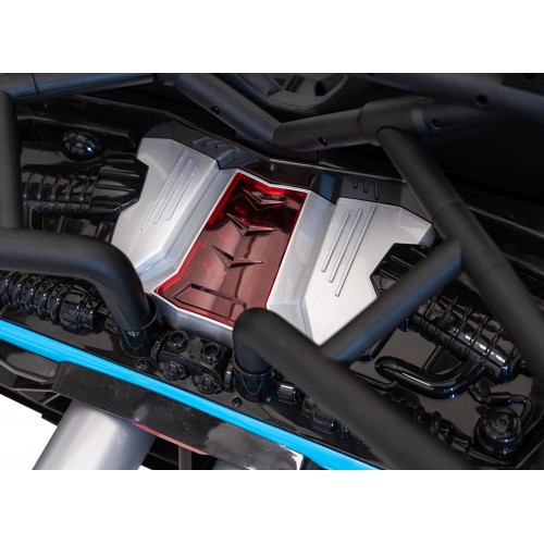 Auto Buggy Racing 5 na batériu pre deti Modré + Motory 2x200W + Ovládač + Audio LED + Pomalý štart