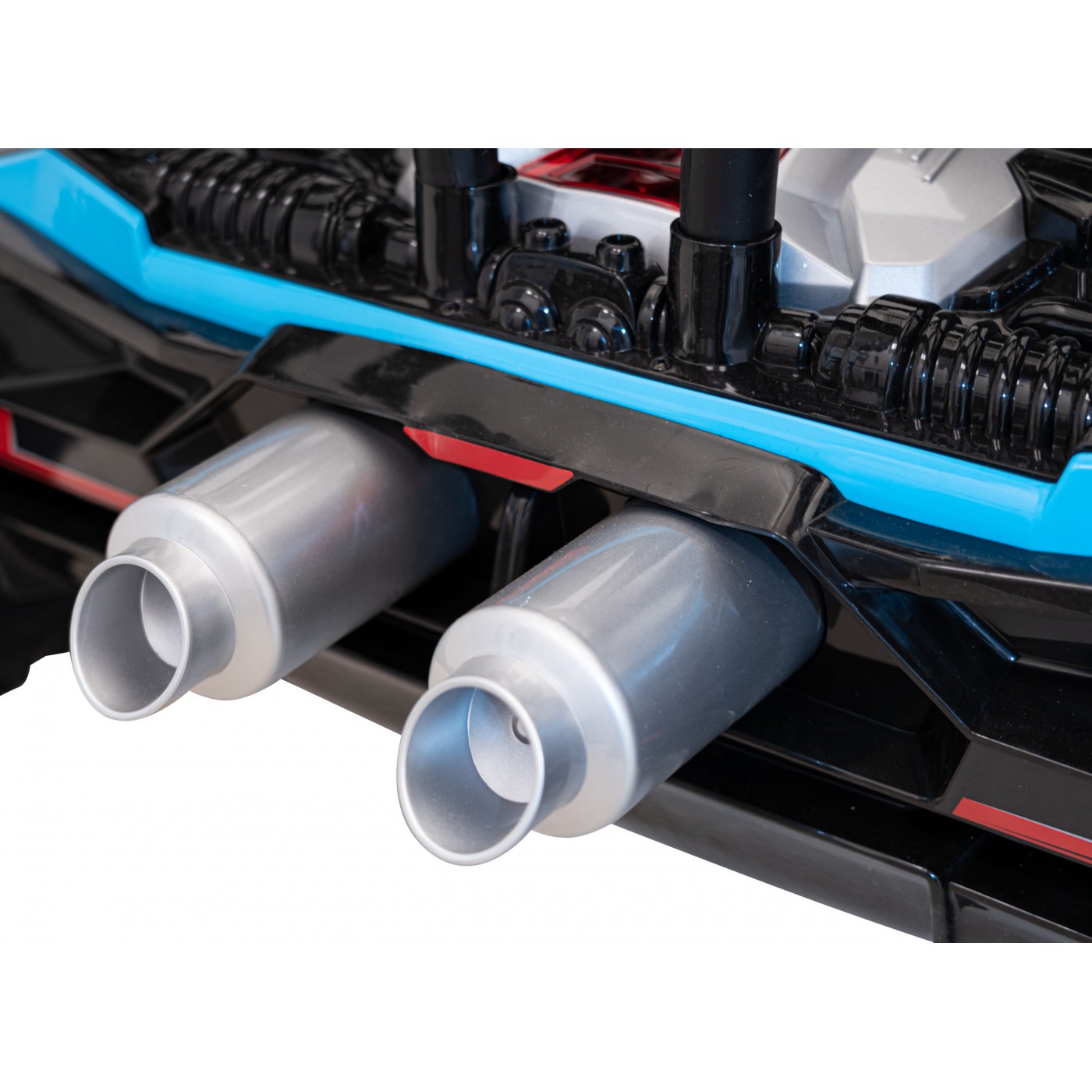 Auto Buggy Racing 5 na batériu pre deti Modré + Motory 2x200W + Ovládač + Audio LED + Pomalý štart