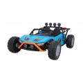 Auto Buggy Racing 5 na batériu pre deti Modré + Motory 2x200W + Ovládač + Audio LED + Pomalý štart