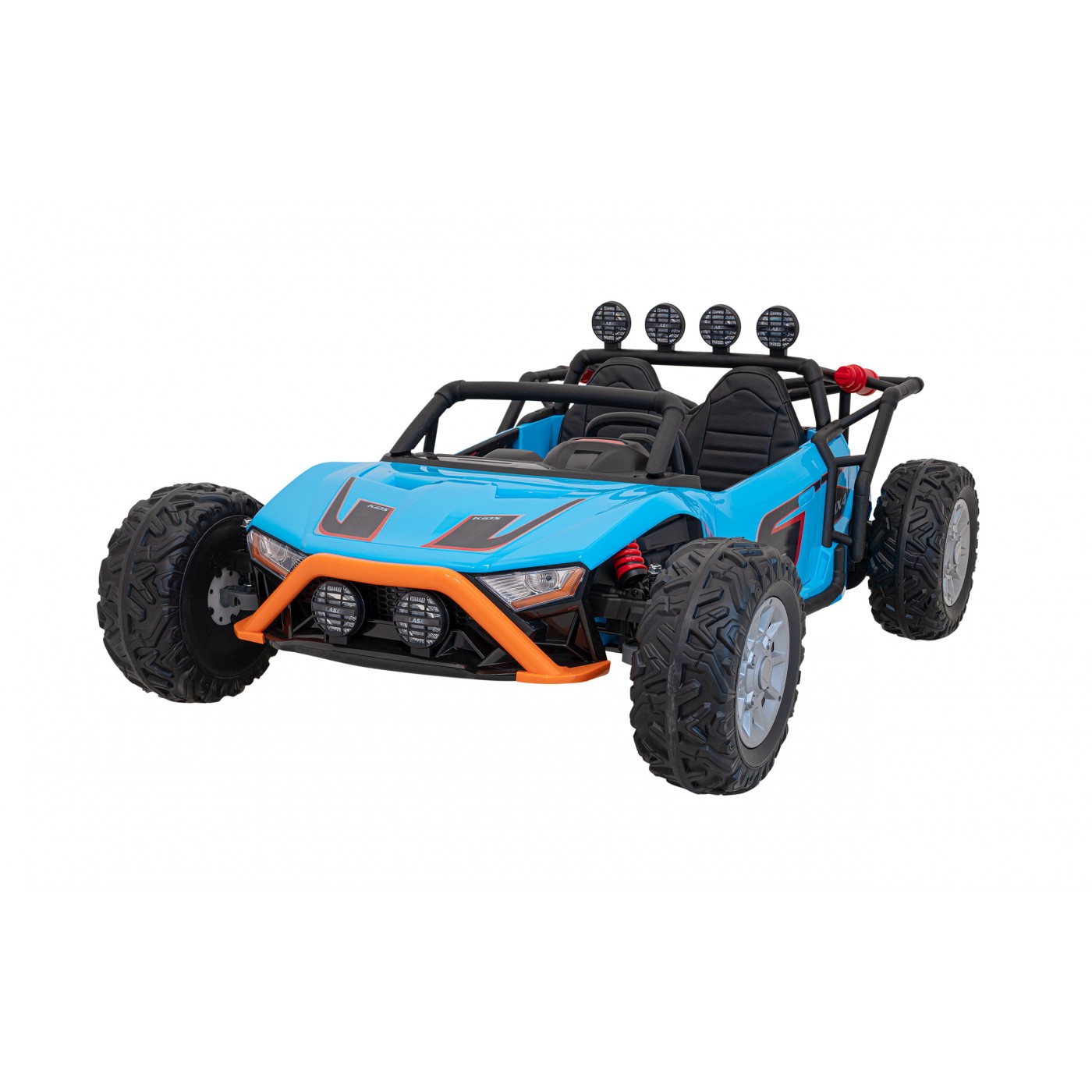 Auto Buggy Racing 5 na batériu pre deti Modré + Motory 2x200W + Ovládač + Audio LED + Pomalý štart