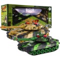Diaľkovo ovládané 2 Tanky pre deti 3+ Veľká tanková bitka + Interaktívne efekty + Výstrely + Ovládače