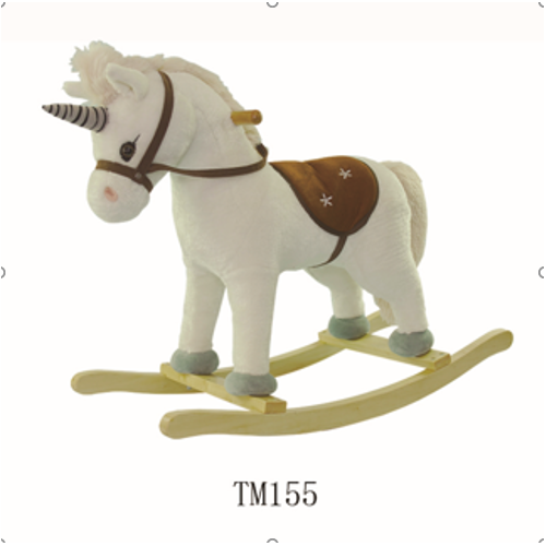 Húpací koník biely