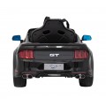 Auto Ford Mustang GT na batériu pre deti Čierny + Regulácia sedadla + Audio LED + EVA + Pomalý štart