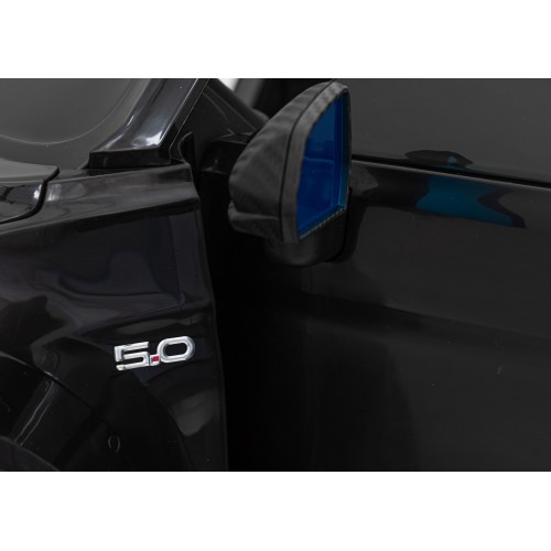 Auto Ford Mustang GT na batériu pre deti Čierny + Regulácia sedadla + Audio LED + EVA + Pomalý štart