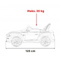 Auto Ford Mustang GT na batériu pre deti Čierny + Regulácia sedadla + Audio LED + EVA + Pomalý štart