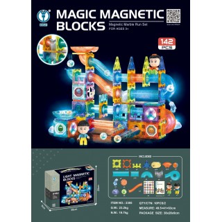 Kocky Magnetické Sada 142 ks.