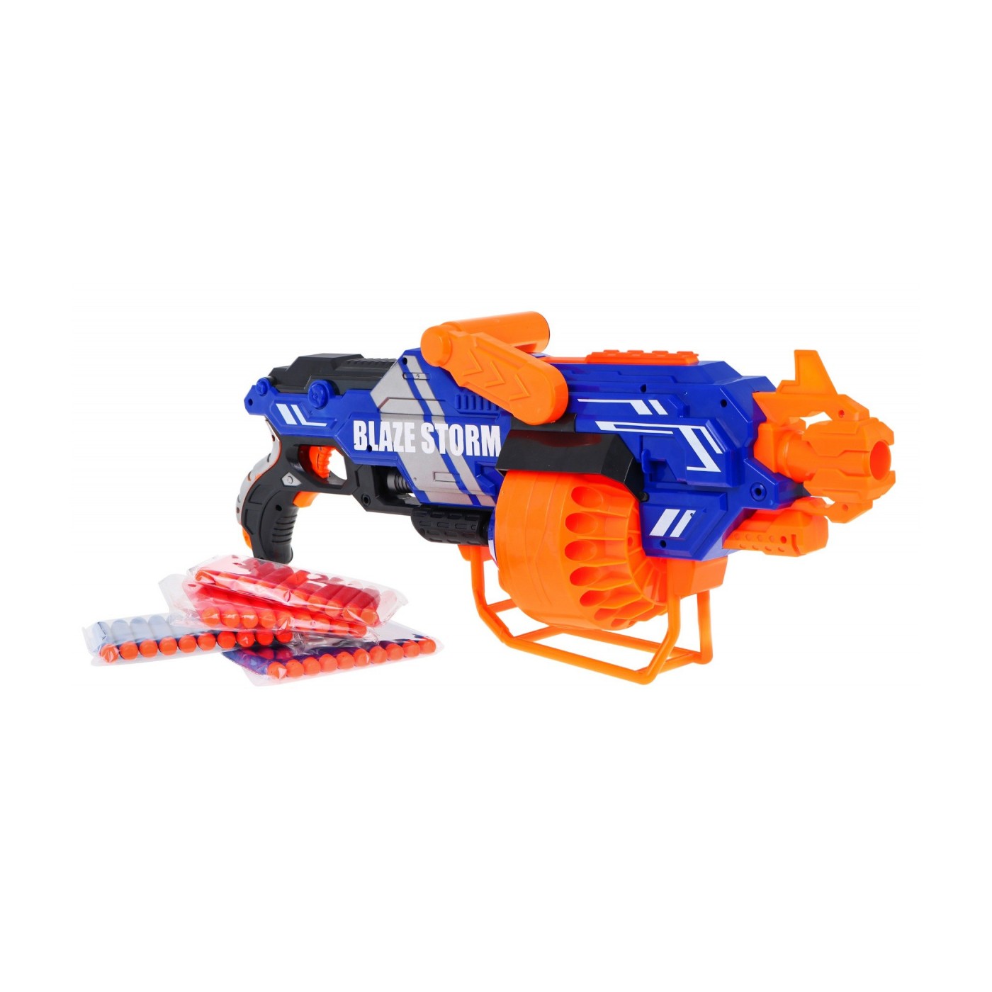 Veľký detská puška pre deti 8+ Blaze Storm 40 penových nábojov + podporná rukoväť