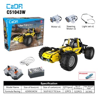 Stavebnica R/C Terénne Auto 522ks. EE