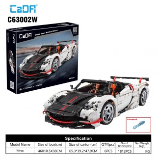 Stavebnica Športové Auto 1812ks. EE