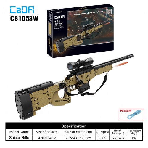 Stavebnica Ostreľovačka 978ks. EE