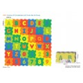 Mega Puzzle Podložka Číslice A Písmená