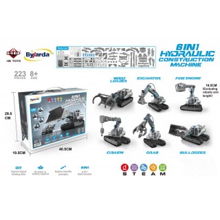 Sada vozidiel na skladanie 6v1 223 ks.