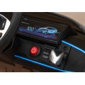 Auto BMW I4 na batériu pre deti Zlaté + Pomalý štart + EVA + Ekokoža + Audio LED + Ovládač