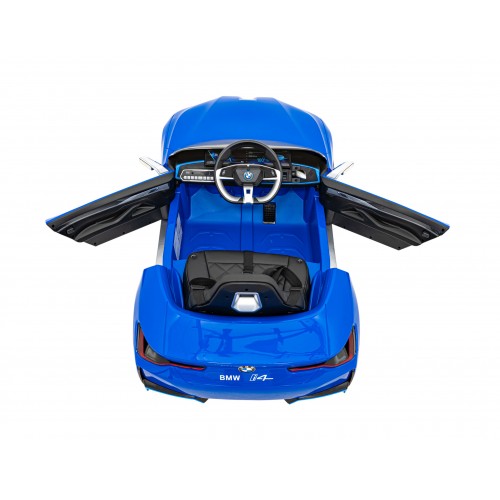 Auto BMW I4 na batériu pre deti Modéý + Pomalý štart + EVA + Ekokoža + Audio LED + Ovládač