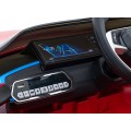 Auto BMW I4 na batériu pre deti Červené + Pomalý štart + EVA + Ekokoža + Audio LED + Ovládač