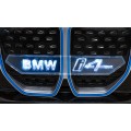 Auto BMW I4 na batériu pre deti Červené + Pomalý štart + EVA + Ekokoža + Audio LED + Ovládač