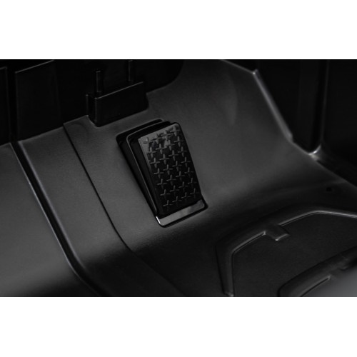 Auto BMW I4 na batériu pre deti Čierne + Pomalý štart + EVA + Ekokoža + Audio LED + Ovládač