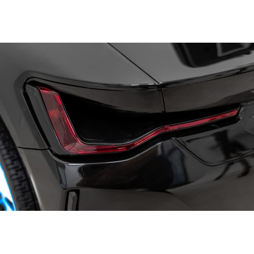 Auto BMW I4 na batériu pre deti Čierne + Pomalý štart + EVA + Ekokoža + Audio LED + Ovládač