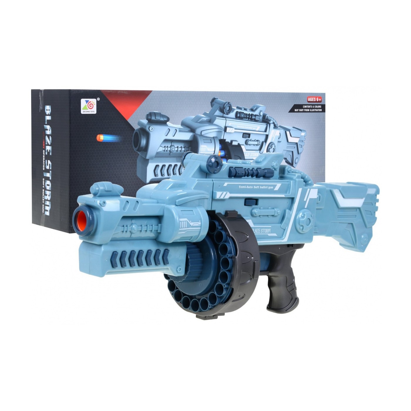 Detská puška Blaze Storm Strieborná