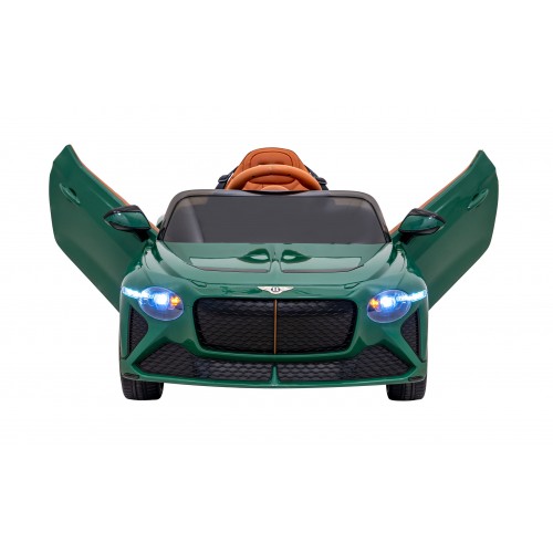 Auto Bentley Bacalar na batériu pre deti Zelený + Ovládač + EVA + Pomalý štart + Audio LED