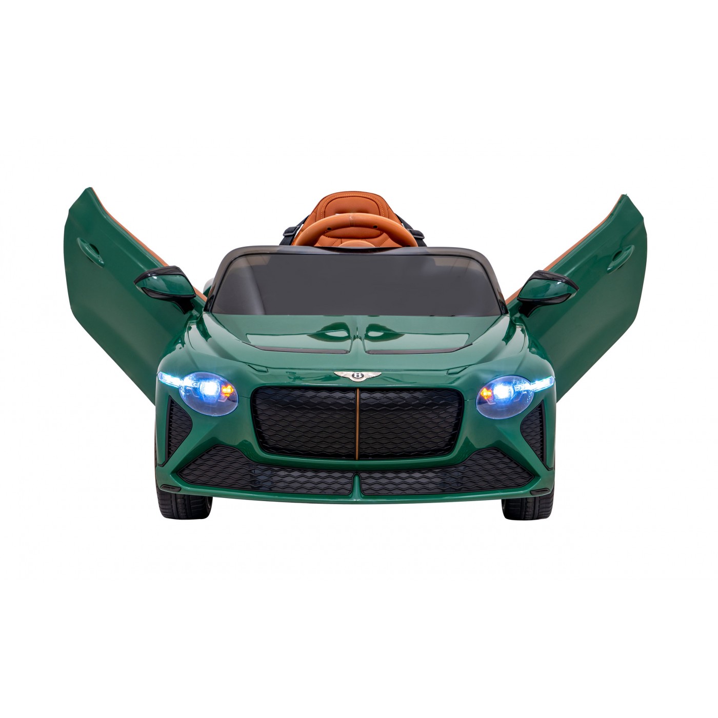 Auto Bentley Bacalar na batériu pre deti Zelený + Ovládač + EVA + Pomalý štart + Audio LED