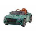 Auto Bentley Bacalar na batériu pre deti Zelený + Ovládač + EVA + Pomalý štart + Audio LED