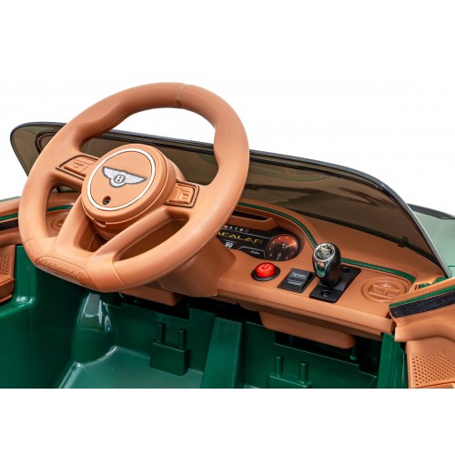 Auto Bentley Bacalar na batériu pre deti Zelený + Ovládač + EVA + Pomalý štart + Audio LED
