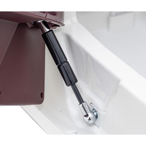 Auto Bentley Bacalar na batériu pre deti Biely + Ovládač + EVA + Pomalý štart + Audio LED