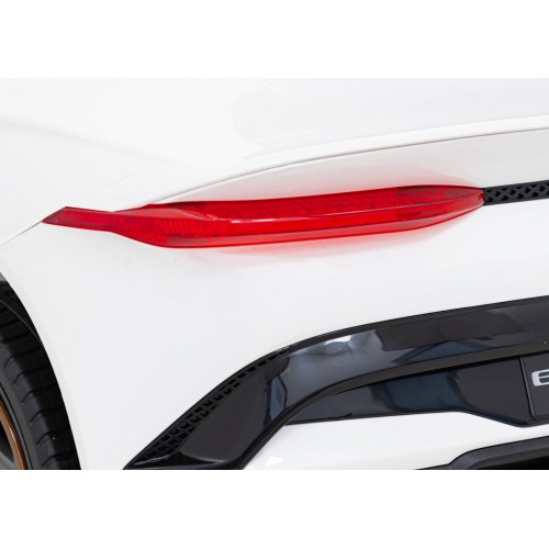 Auto Bentley Bacalar na batériu pre deti Biely + Ovládač + EVA + Pomalý štart + Audio LED