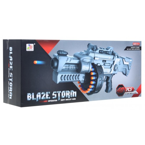 Detská puška Blaze Storm Strieborná