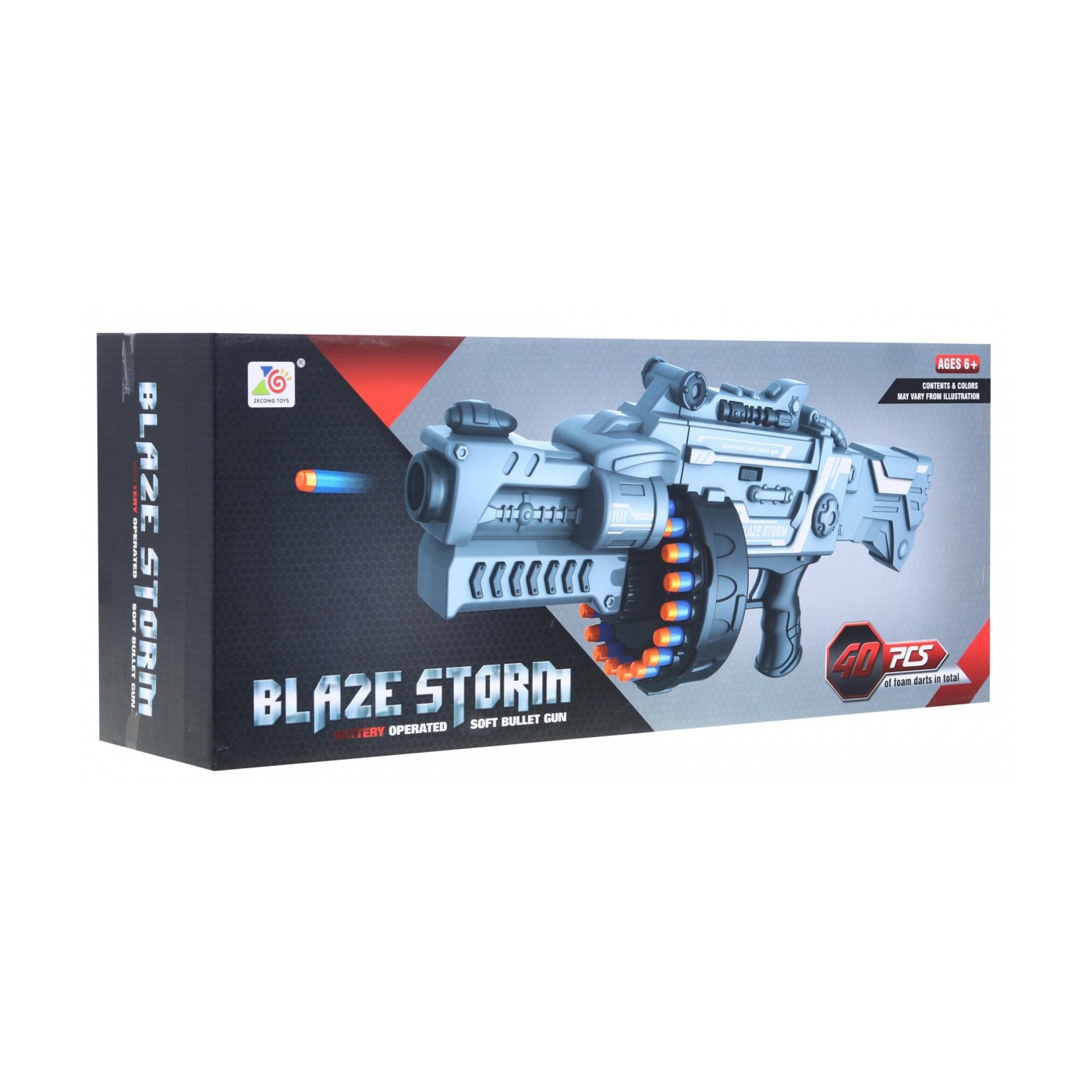 Detská puška Blaze Storm Strieborná