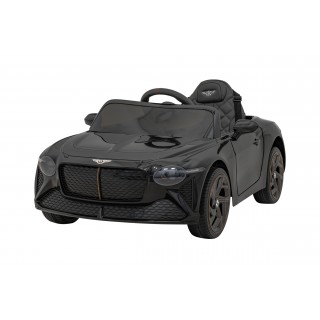 Auto Bentley Bacalar na batériu pre deti Čierny + Ovládač + EVA + Pomalý štart + Audio LED