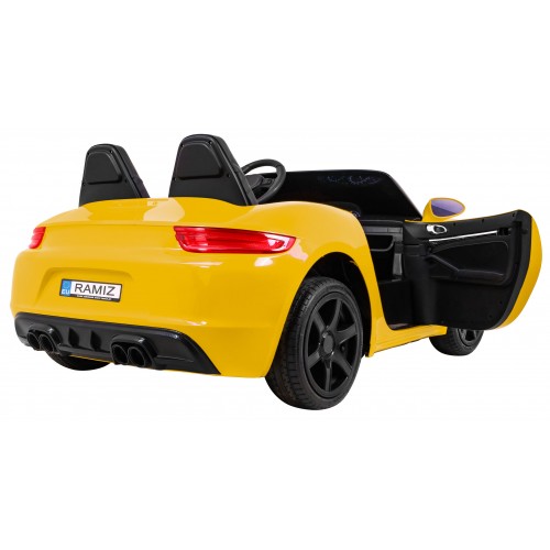 copy of Perfecta Auto dla 2 dzieci Czarny + Pompowane koła + Silnik bezszczotkowy + MP3 LED + Wolny Start