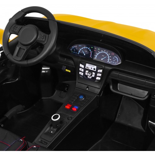 copy of Perfecta Auto dla 2 dzieci Czarny + Pompowane koła + Silnik bezszczotkowy + MP3 LED + Wolny Start