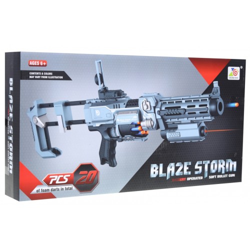 Puška pre deti Blaze Storm Strieborná