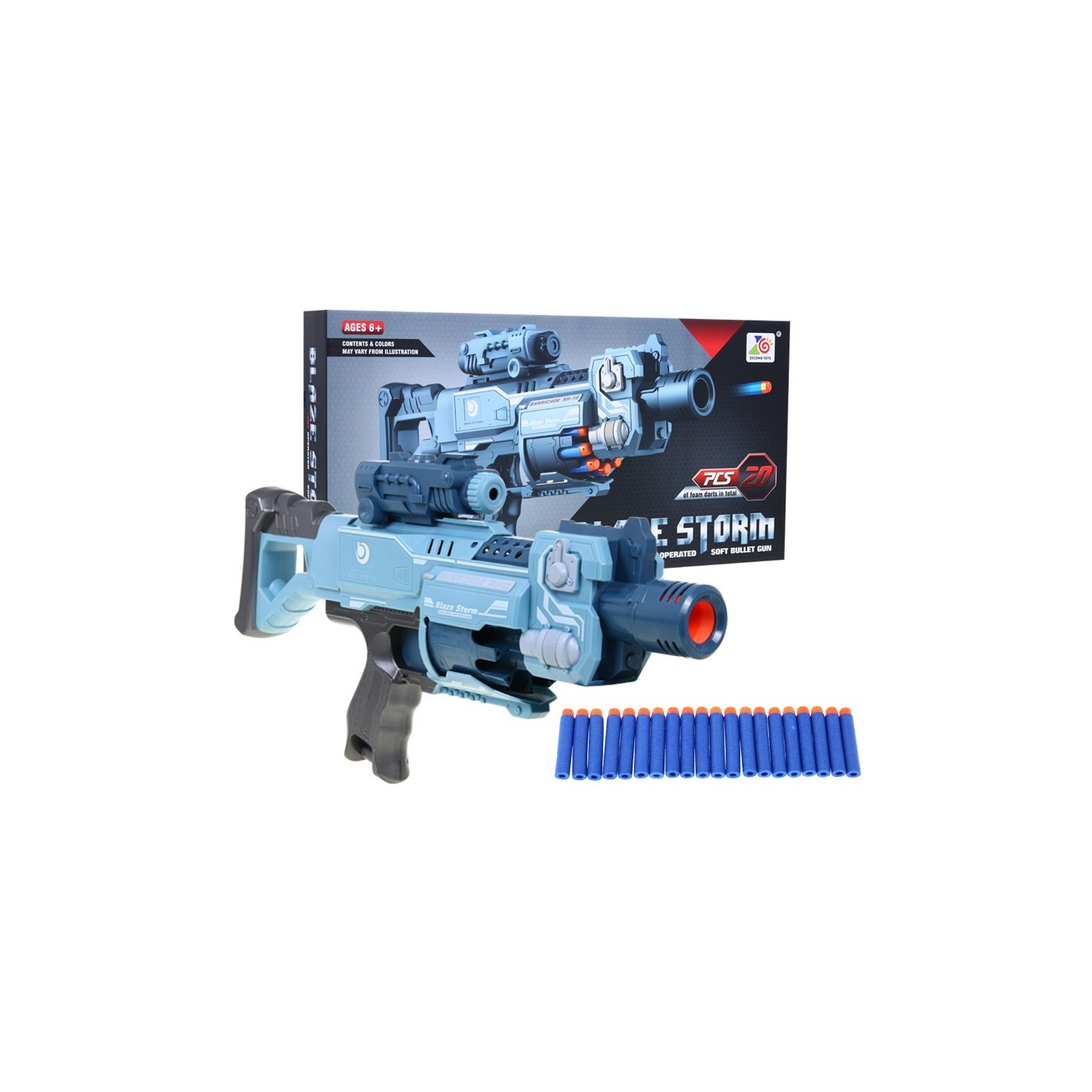 Puška Blaze Storm farba Strieborná