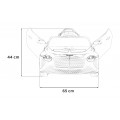 Auto Bentley Bacalar na batériu pre deti Čierny + Ovládač + EVA + Pomalý štart + Audio LED