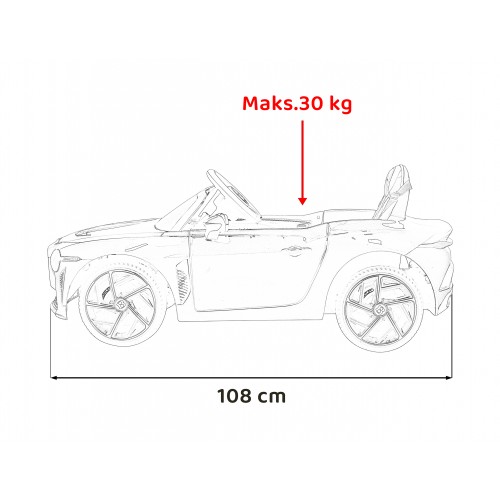Auto Bentley Bacalar na batériu pre deti Čierny + Ovládač + EVA + Pomalý štart + Audio LED