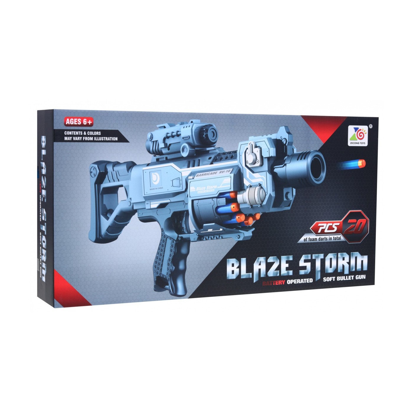 Puška Blaze Storm farba Strieborná