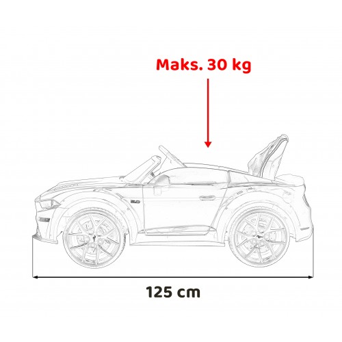 copy of Pojazd Ford Mustang GT Czarny