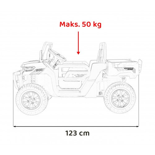 Vozidlo Pick-Up Speed 900 Biely