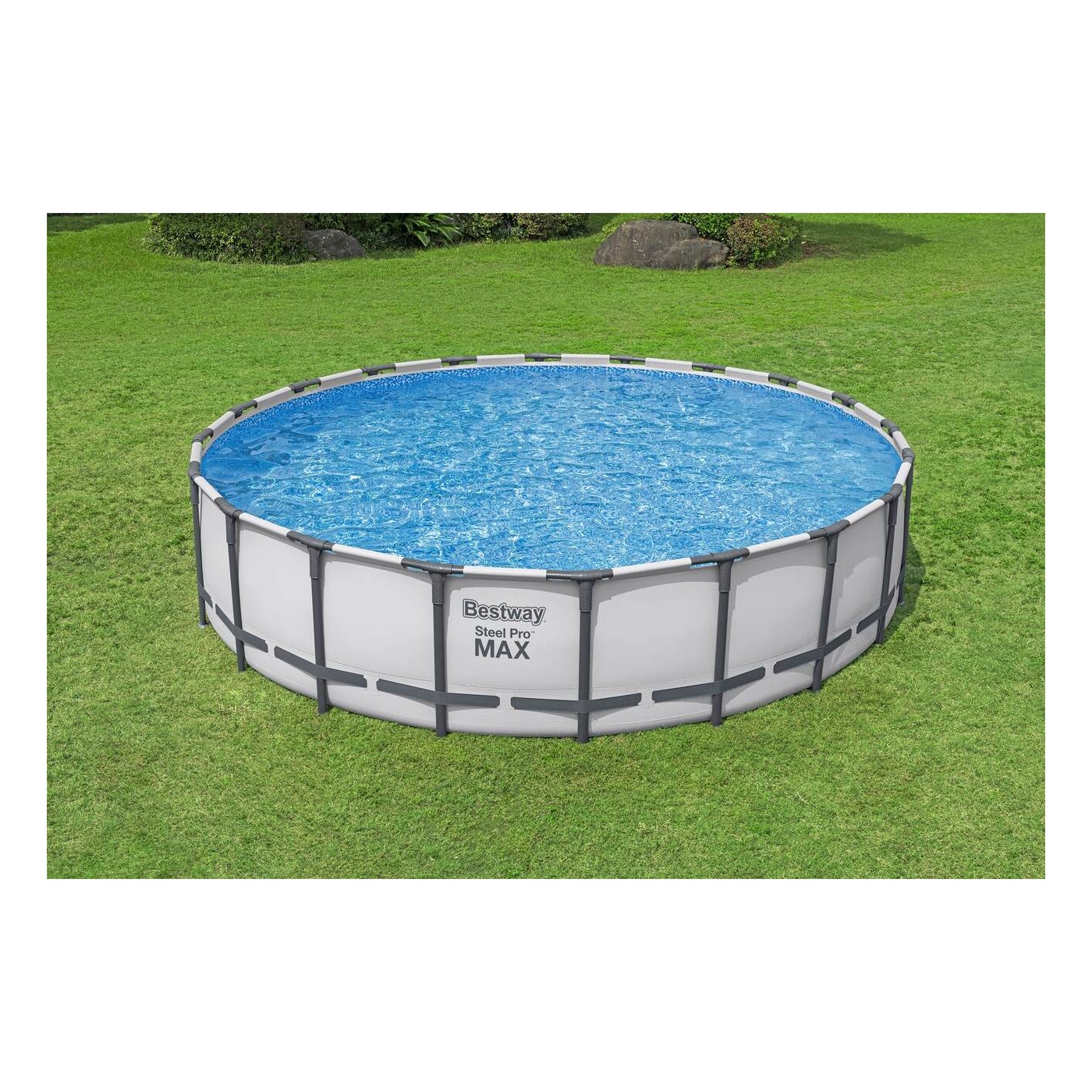 copy of Basen stelażowy Steel Pro MAX 366x122 12FT BESTWAY 5w1 + Drabinka + Pokrywa + Pompa Filtr
