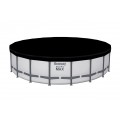 copy of Basen stelażowy Steel Pro MAX 366x122 12FT BESTWAY 5w1 + Drabinka + Pokrywa + Pompa Filtr