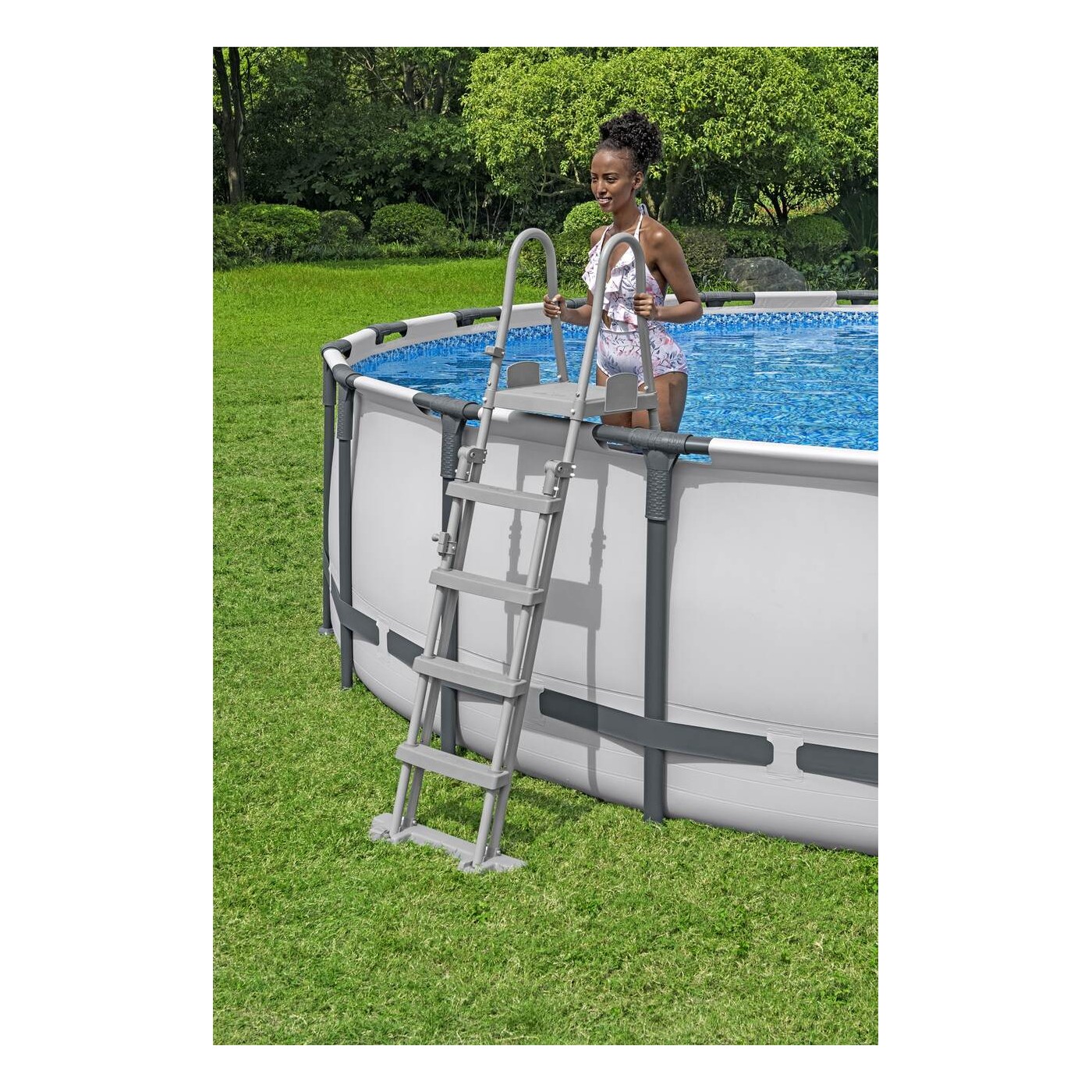 copy of Basen stelażowy Steel Pro MAX 366x122 12FT BESTWAY 5w1 + Drabinka + Pokrywa + Pompa Filtr