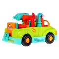 Autíčko s dielňou pre deti 3+ Interaktívne efekty + Elektrický skrutkovač + Nástroje Príslušenstvo 21 ks.