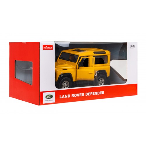 Autíčko R/C Land Rover Defender 1:14 RASTAR Žltý