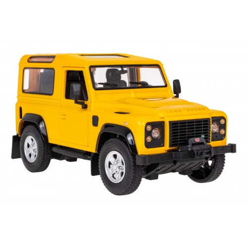 Autíčko R/C Land Rover Defender 1:14 RASTAR Žltý