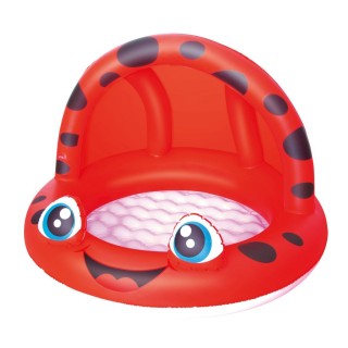 Nafukovací detský bazénik Lienka Červená 97x66 BESTWAY Záhradný bazénik