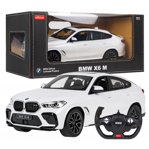 Autíčko R/C BMW X6 M 1:14 RASTAR Biele