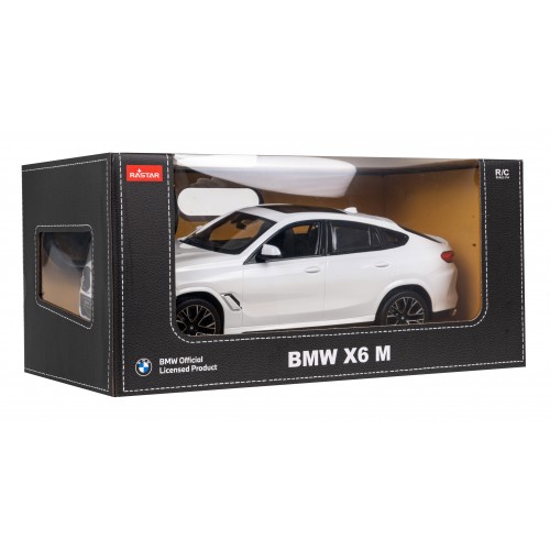 Autíčko R/C BMW X6 M 1:14 RASTAR Biele